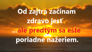 Od zajtra zdravo jem